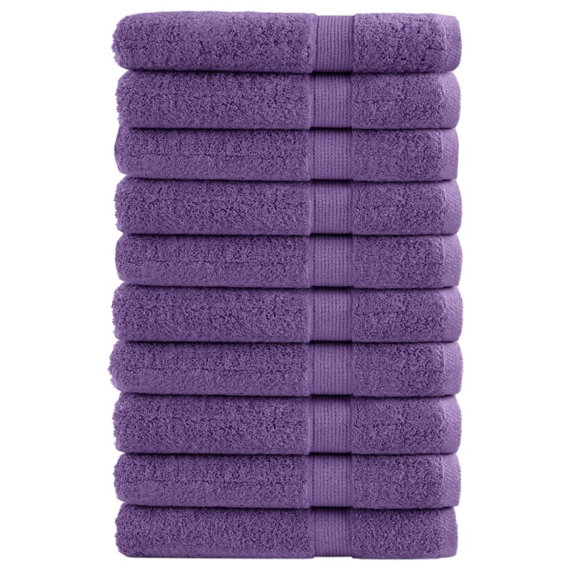 vidaXL Premium-Saunatücher SOLUND 10 Stk. Lila 80x200 cm 600 g/m² vidaXL Premium-Saunatücher SOLUND 10 Stk. Lila 80x200 cm 600 g/m²