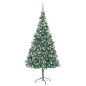 Künstlicher Tannenbaum mit LEDs & Kugeln & Zapfen 210 cm Künstlicher Tannenbaum mit LEDs & Kugeln & Zapfen 210 cm