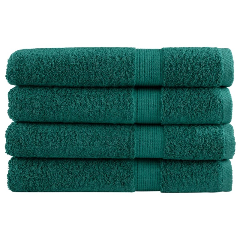 vidaXL Premium-Saunatücher SOLUND 4 Stk. Grün 80x200 cm 600 g/m² vidaXL Premium-Saunatücher SOLUND 4 Stk. Grün 80x200 cm 600 g/m²