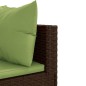 vidaXL 9-tlg. Garten-Sofagarnitur mit Kissen Braun Poly Rattan vidaXL 9-tlg. Garten-Sofagarnitur mit Kissen Braun Poly Rattan