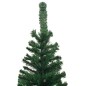 vidaXL Künstlicher Weihnachtsbaum mit Beleuchtung Kugeln L 240 cm Grün vidaXL Künstlicher Weihnachtsbaum mit Beleuchtung Kugeln L 240 cm Grün