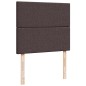 vidaXL Boxspringbett mit Matratze Dunkelbraun 120x200 cm Stoff vidaXL Boxspringbett mit Matratze Dunkelbraun 120x200 cm Stoff