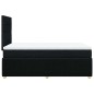 vidaXL Boxspringbett mit Matratze Schwarz 120x200 cm Stoff vidaXL Boxspringbett mit Matratze Schwarz 120x200 cm Stoff