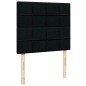vidaXL Boxspringbett mit Matratze Schwarz 120x200 cm Stoff vidaXL Boxspringbett mit Matratze Schwarz 120x200 cm Stoff