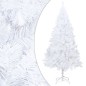 vidaXL Künstlicher Weihnachtsbaum mit Beleuchtung & Kugeln Weiß 210 cm vidaXL Künstlicher Weihnachtsbaum mit Beleuchtung & Kugeln Weiß 210 cm