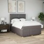 vidaXL Boxspringbett mit Matratze Taupe 140x200 cm Stoff vidaXL Boxspringbett mit Matratze Taupe 140x200 cm Stoff