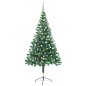 Künstlicher Weihnachtsbaum mit LEDs & Kugeln 150 cm 380 Zweige Künstlicher Weihnachtsbaum mit LEDs & Kugeln 150 cm 380 Zweige