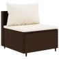 vidaXL 10-tlg. Garten-Sofagarnitur mit Kissen Braun Poly Rattan vidaXL 10-tlg. Garten-Sofagarnitur mit Kissen Braun Poly Rattan