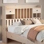 vidaXL Kopfteil mit Stauraum 120 cm Massivholz Kiefer vidaXL Kopfteil mit Stauraum 120 cm Massivholz Kiefer