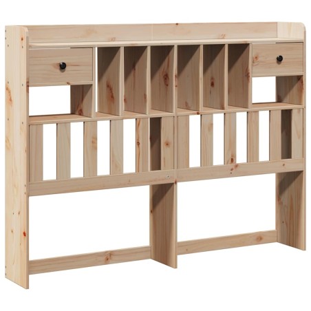 vidaXL Kopfteil mit Stauraum 150 cm Massivholz Kiefer