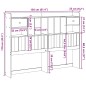 vidaXL Kopfteil mit Stauraum 150 cm Massivholz Kiefer vidaXL Kopfteil mit Stauraum 150 cm Massivholz Kiefer
