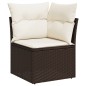 vidaXL 11-tlg. Garten-Sofagarnitur mit Kissen Braun Poly Rattan vidaXL 11-tlg. Garten-Sofagarnitur mit Kissen Braun Poly Rattan