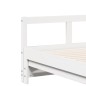 vidaXL Tagesbett Ausziehbar mit Matratzen 90x190 cm Massivholz Kiefer vidaXL Tagesbett Ausziehbar mit Matratzen 90x190 cm Massivholz Kiefer