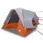 vidaXL Autozelt 4 Personen Grau und Orange Wasserfest vidaXL Autozelt 4 Personen Grau und Orange Wasserfest