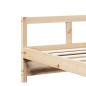vidaXL Tagesbett mit Matratze 80x200 cm Massivholz Kiefer vidaXL Tagesbett mit Matratze 80x200 cm Massivholz Kiefer