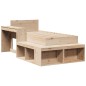 vidaXL Massivholzbett ohne Matratze 75x190 cm Kiefernholz vidaXL Massivholzbett ohne Matratze 75x190 cm Kiefernholz