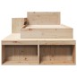 vidaXL Massivholzbett ohne Matratze 75x190 cm Kiefernholz vidaXL Massivholzbett ohne Matratze 75x190 cm Kiefernholz