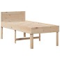 vidaXL Massivholzbett ohne Matratze 75x190 cm Kiefernholz vidaXL Massivholzbett ohne Matratze 75x190 cm Kiefernholz
