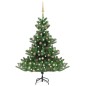Künstlicher Weihnachtsbaum Nordmann LED & Kugeln Grün 210 cm Künstlicher Weihnachtsbaum Nordmann LED & Kugeln Grün 210 cm