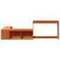 vidaXL Nachttisch mit Schreibtisch Wachsbraun 232x112x75 cm Massivholz vidaXL Nachttisch mit Schreibtisch Wachsbraun 232x112x75 cm Massivholz