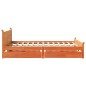 vidaXL Massivholzbett ohne Matratze Wachsbraun 120x190 cm Kiefernholz vidaXL Massivholzbett ohne Matratze Wachsbraun 120x190 cm Kiefernholz
