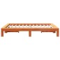 vidaXL Massivholzbett ohne Matratze Wachsbraun 140x200 cm Kiefernholz vidaXL Massivholzbett ohne Matratze Wachsbraun 140x200 cm Kiefernholz