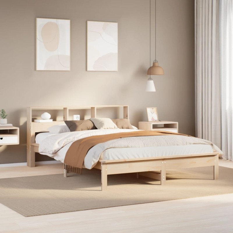 vidaXL Massivholzbett ohne Matratze 160x200 cm Kiefernholz vidaXL Massivholzbett ohne Matratze 160x200 cm Kiefernholz