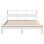 vidaXL Massivholzbett ohne Matratze Weiß 140x200 cm Kiefernholz vidaXL Massivholzbett ohne Matratze Weiß 140x200 cm Kiefernholz