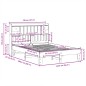 vidaXL Massivholzbett ohne Matratze Weiß 140x200 cm Kiefernholz vidaXL Massivholzbett ohne Matratze Weiß 140x200 cm Kiefernholz
