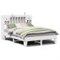 vidaXL Massivholzbett ohne Matratze Weiß 160x200 Kiefernholz vidaXL Massivholzbett ohne Matratze Weiß 160x200 Kiefernholz