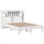 vidaXL Massivholzbett ohne Matratze Weiß 160x200 Kiefernholz vidaXL Massivholzbett ohne Matratze Weiß 160x200 Kiefernholz