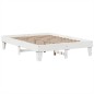 vidaXL Massivholzbett ohne Matratze Weiß 160x200 Kiefernholz vidaXL Massivholzbett ohne Matratze Weiß 160x200 Kiefernholz
