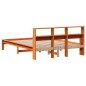 vidaXL Massivholzbett ohne Matratze Wachsbraun 160x200 Kiefernholz vidaXL Massivholzbett ohne Matratze Wachsbraun 160x200 Kiefernholz