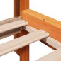 vidaXL Massivholzbett ohne Matratze Wachsbraun 160x200 Kiefernholz vidaXL Massivholzbett ohne Matratze Wachsbraun 160x200 Kiefernholz