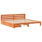 vidaXL Massivholzbett ohne Matratze Wachsbraun 180x200 Kiefernholz vidaXL Massivholzbett ohne Matratze Wachsbraun 180x200 Kiefernholz