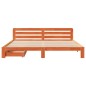 vidaXL Massivholzbett ohne Matratze Wachsbraun 180x200 Kiefernholz vidaXL Massivholzbett ohne Matratze Wachsbraun 180x200 Kiefernholz