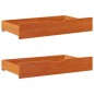 vidaXL Massivholzbett ohne Matratze Wachsbraun 180x200 Kiefernholz vidaXL Massivholzbett ohne Matratze Wachsbraun 180x200 Kiefernholz