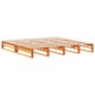 vidaXL Massivholzbett ohne Matratze Wachsbraun 200x200 Massivholz vidaXL Massivholzbett ohne Matratze Wachsbraun 200x200 Massivholz