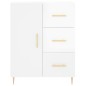 Highboard Hochglanz-Weiß 69,5x34x180 cm Holzwerkstoff Highboard Hochglanz-Weiß 69,5x34x180 cm Holzwerkstoff