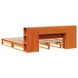 vidaXL Massivholzbett ohne Matratze Wachsbraun 200x200 Massivholz vidaXL Massivholzbett ohne Matratze Wachsbraun 200x200 Massivholz