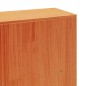 vidaXL Massivholzbett ohne Matratze Wachsbraun 200x200 Massivholz vidaXL Massivholzbett ohne Matratze Wachsbraun 200x200 Massivholz