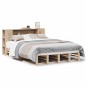 vidaXL Massivholzbett mit Regal ohne Matratze 140x200 cm vidaXL Massivholzbett mit Regal ohne Matratze 140x200 cm