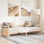 vidaXL Tagesbett mit Matratze 90x190 cm Massivholz Kiefer vidaXL Tagesbett mit Matratze 90x190 cm Massivholz Kiefer