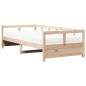 vidaXL Tagesbett mit Matratze 90x190 cm Massivholz Kiefer vidaXL Tagesbett mit Matratze 90x190 cm Massivholz Kiefer