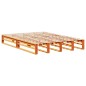 vidaXL Massivholzbett ohne Matratze Wachsbraun 150x200 cm Massivholz vidaXL Massivholzbett ohne Matratze Wachsbraun 150x200 cm Massivholz