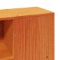 vidaXL Massivholzbett ohne Matratze Wachsbraun 150x200 cm Massivholz vidaXL Massivholzbett ohne Matratze Wachsbraun 150x200 cm Massivholz