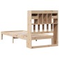 vidaXL Massivholzbett mit Regal ohne Matratze 90x200 cm Kiefer