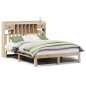 vidaXL Massivholzbett mit Regal ohne Matratze 160x200 cm Kiefer vidaXL Massivholzbett mit Regal ohne Matratze 160x200 cm Kiefer