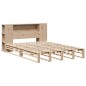 vidaXL Massivholzbett mit Regal ohne Matratze 140x190 cm Massivholz vidaXL Massivholzbett mit Regal ohne Matratze 140x190 cm Massivholz