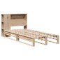 vidaXL Massivholzbett mit Regal ohne Matratze 75x190 cm vidaXL Massivholzbett mit Regal ohne Matratze 75x190 cm